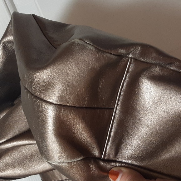 🛍Coach Bag- Beautiful❣Bronze with Chrome Hardware - Picture 15 of 16